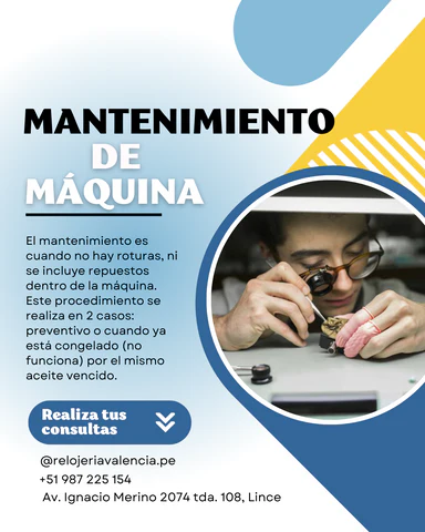 Mantenimiento de maquina