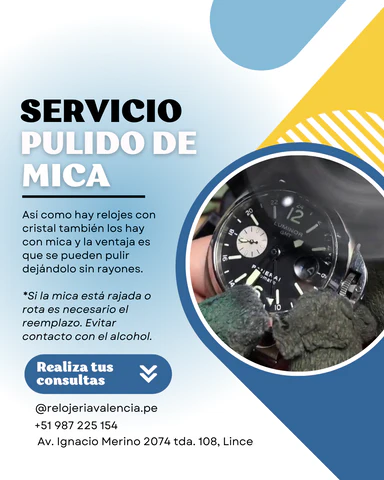 Servicio pulido de mica