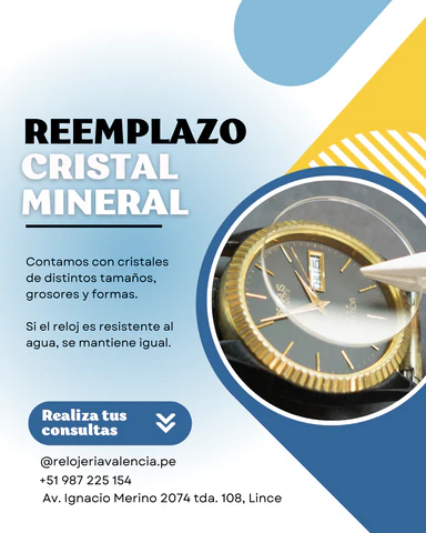 reemplazo cristal mineral