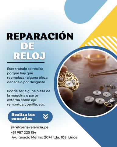 reparación de reloj